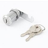 uxcell カムロック錠　シリンダー錠　　　シリンダーヘッド　家具ハードウェア　ツールボックス引き出しキャビネット　シリンダーロック