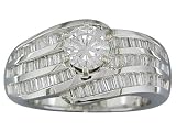 F-COLOR EGL CERTIFIED 1.51CTTW DIAMOND RING