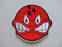 Bowlingkugel böse Aufnäher/Patches