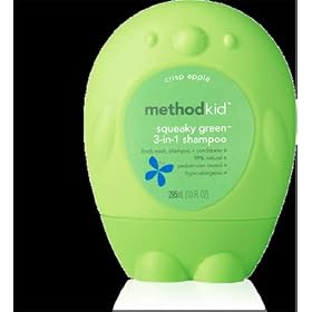 Shampoo Kid's 3-In-1 Apple 10 Ounces by Method Products