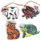 Craft Express Animal Sun Catcher Craft Kit B (Makes 12)