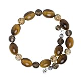 Search : Shades of Brown Beads Coil Bracelet