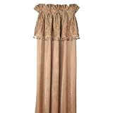 Alamosa 20 x 84 Fawn and Burnt Orange Curtain Panel by Jennifer Taylor