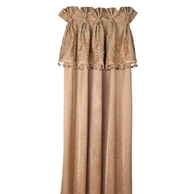 Alamosa 20 x 84 Fawn and Burnt Orange Curtain Panel by Jennifer Taylor