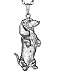 dachshund48 - Cheeky Monkey Dachshund Chain Plain chain