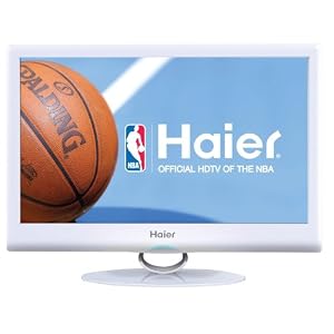 Haier HL22XSLW2 White 22-Inch Ultra Slim LED LCD HDTV by 