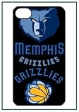 NBA Memphis Grizzlies iPhone 4 iPhone4 Black Designer Hard Case Cover Protector Bumper