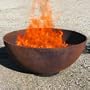 37 Inch Big Bowl O' Zen Modern Steel FireBowl