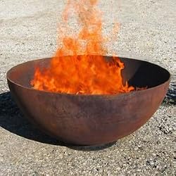 37 Inch Big Bowl O' Zen Modern Steel FireBowl
