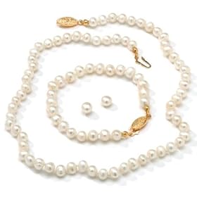 Cultured Pearl Jewelry Set