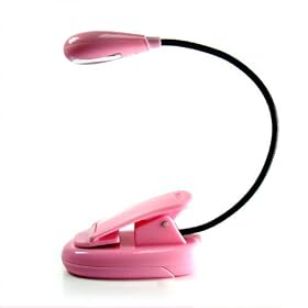 Multiple Color 1 LED 2 LED Book Light Clip on Clip-on for Ereader
