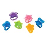 Assorted Color Glitter Rings (144 pcs)