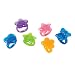 Assorted Color Glitter Rings (144 pcs)