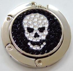 Cover image : LUXE LINK リュクスリンク / スマートバッグキーパー(バッグフック) -Swarovski Skull スワロフスキースカル