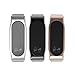 Xiaomi Mi Band 2 bands Pinhen Mesh Wrist Blet Strap Wristband Bracelet Accessories With Metal Frame For Xiaomi Mi Band 2 Smart Watch Miband (Mesh Silver)
