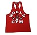 World Gym Fat Strap Y Back Tank Top