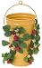 Houston International 8491E 13-Inch Assorted Colors Enamel Strawberry Planter