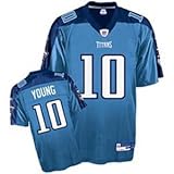 Vince Young Tennessee Titans Replica Youth Team Color Jersey - Youth-XL