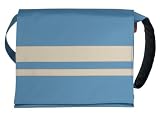 BAGYMANIA Courierbag YB 190019 Nylon ca. 38 x 34 cm Light Blue/White