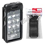 Black Style #2 Body Guard Shell Screen and KeyPad Case Cover Protective + Belt Clip for Samsung Instinct M800