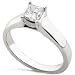 1/3ctw Princess-cut Diamond Solitaire Ringin 14k White Gold (HI/SI)