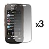 3 Pack of Premium Reusable LCD Screen Protectors for Samsung Instinct S30 M810