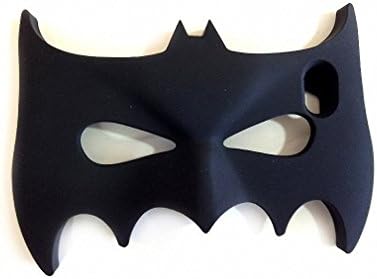 5C Case,iPhone 5C Case,iPhone 5C Silicone Case,Tribe-Tiger Cartoon Bat Mask Silicon Gel Rubber Case Cover Skin for Apple iPhone 5C(Black Mask)