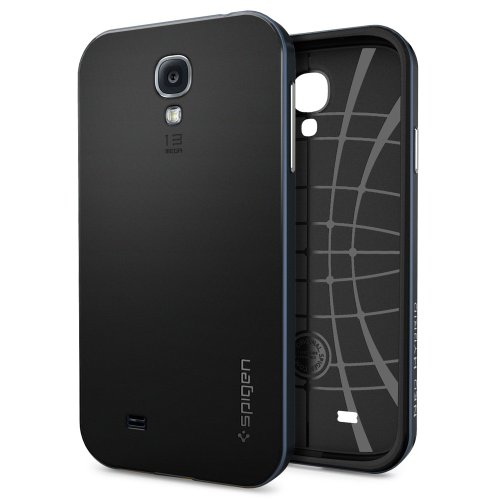 Spigen Neo Hybrid Series for Galaxy S4 - Metal Slate (SGP10215)
