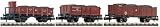 Fleischmann 821202 KPEV Kohlezug Wagon Pack (3) I