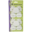 10 x Child Baby Main Plug Socket Plastic Safety Cover
