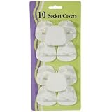 10 x Child Baby Main Plug Socket Plastic Safety Cover