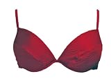 Body I.D. Red Textured Bikini Top w/ Underwire, Padded (16)