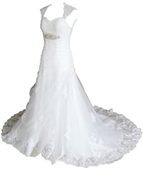 Mermaid Organza/Silk/Tulle Lace Sleeveless  Dress