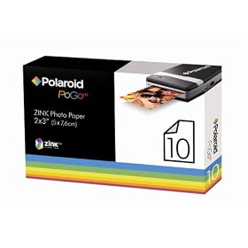 Polaroid Pogo Media 10 Pack, 2x3 Inch (10 Photo's) Zero Ink (Zink) Technology