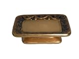 Platinum Leaf Soap Dish