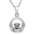 Sterling Silver Claddagh Necklace