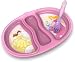 The First Years 2 Disney Princess Sava Semi Disposable Double Duty Plates & Fork