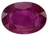 MIN 1.00CT 7X5MM OVAL BURMA RUBY