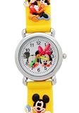 TimerMall OEM - Montre Enfants - Quartz - Caoutchouc - Disneyickey etinnie jaune Cartoon Strap
