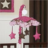 Western Horse Cowgirl Musical Baby Girl Crib Mobile by JoJo Designs