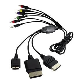 MAD CATZ X360 PS3 Wii Component Cable