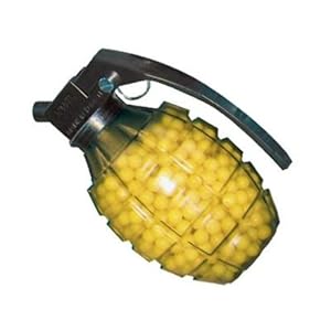 TSD Sports 800 ct. Grenade Feeder Bottle Plastic Yellow Airsoft BBs (6mm, 0.12g)