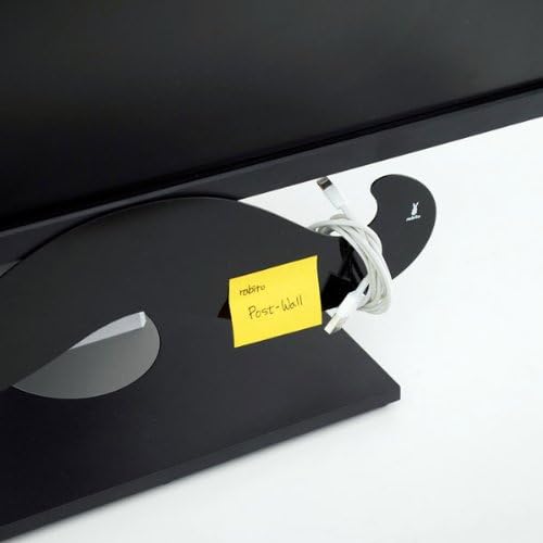 Rabito Original Mustache Design Black Post-it Memo Dry Erase Message Pad Board Monitor Decoration