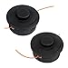 2 Pack of Savior Bump Feed Trimmer Head 10mm x 1.0LHF for Stihl 25-2 Weed Eater Weed Wacker String Trimmer 4002 710 2191 fits Stihl FS55 FS83 FS88 FS90 FS106 FS108 FS120