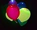 LED Balloons 20 PACK with 5 colors and all flash different colors - the ultimate balloons for party - for a memorable occasion (kid/children safe)
