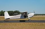 Wallmonkeys Peel and Stick Wall Decals - Light Cessna Airplane - Removable Graphic