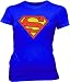 Search : Superman Original Classic Logo Blue Juniors T-shirt Tee