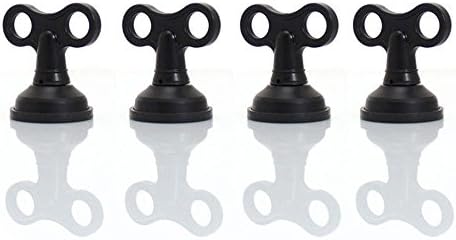 dipper Strong Adhesively Suction Cup Hooks Super Adsorbability Suction Holder for Living room, Bathroom, Kitchen, Bedroom Comes With BoxCave Microfiber Cleaning Cloth (Black*4)