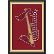 St Louis Cardinals 5'4" x 7'8" Premium Spirit Rug