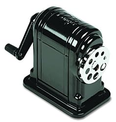 Boston 1001 Ranger 55 Table Mount/Wall Mount Manual Pencil Sharpener, Black